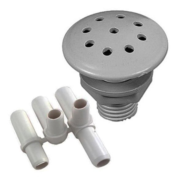 Handson 0.37 in. Barb Multi-Body Air Injector; Gray HA1188666 - main